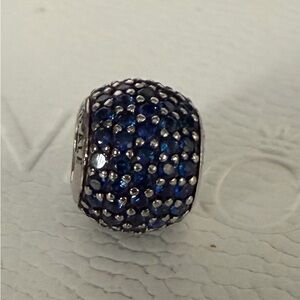 Authentic Pandora Navy Pavé Charm